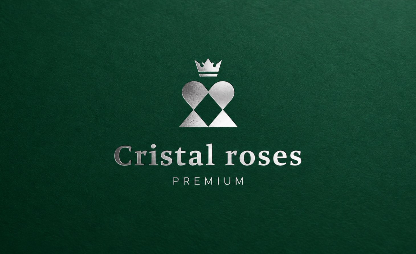 Пример фирменного стиля Cristal Roses из портфолио.