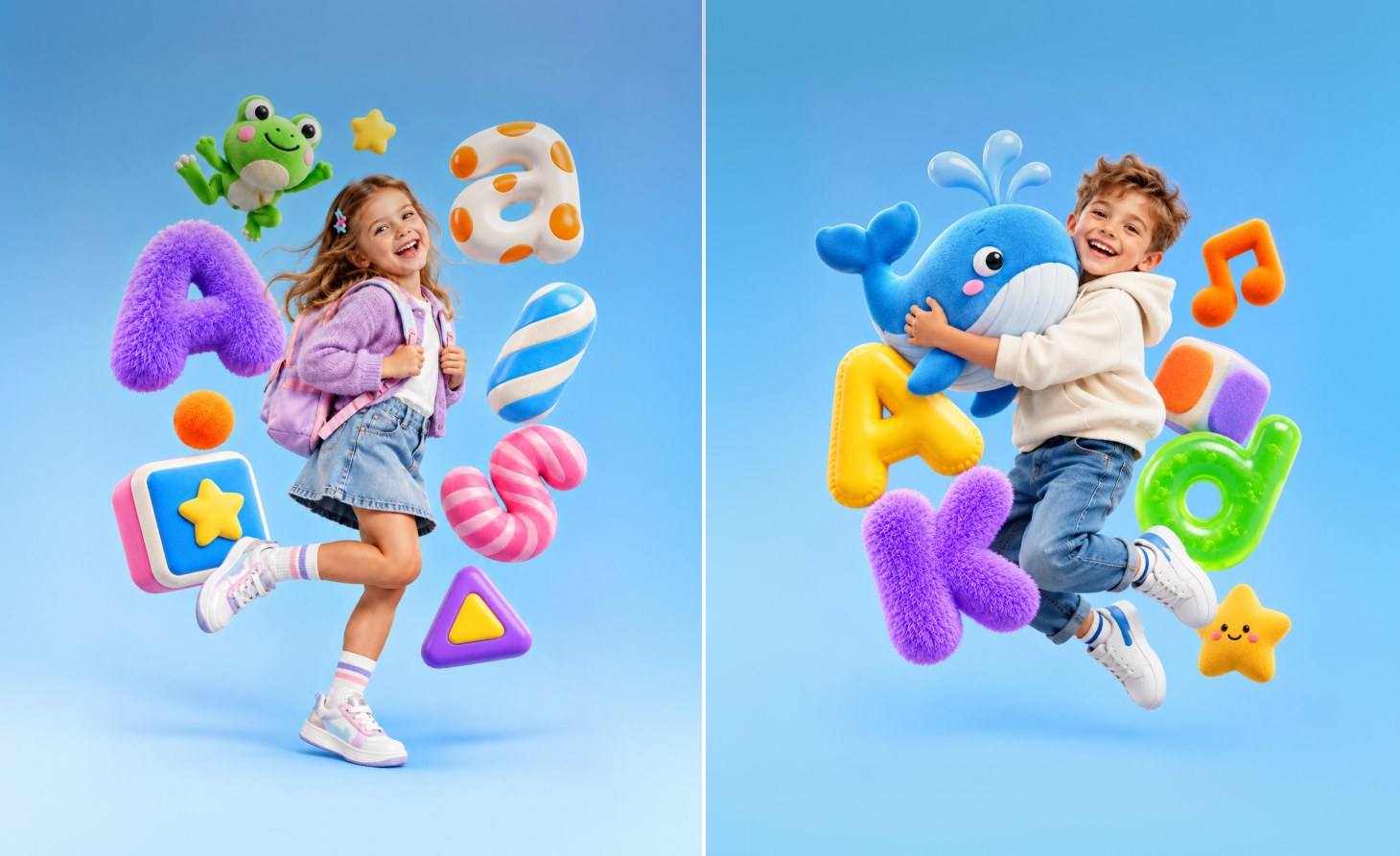 Пример фирменного стиля AmiKids из портфолио.